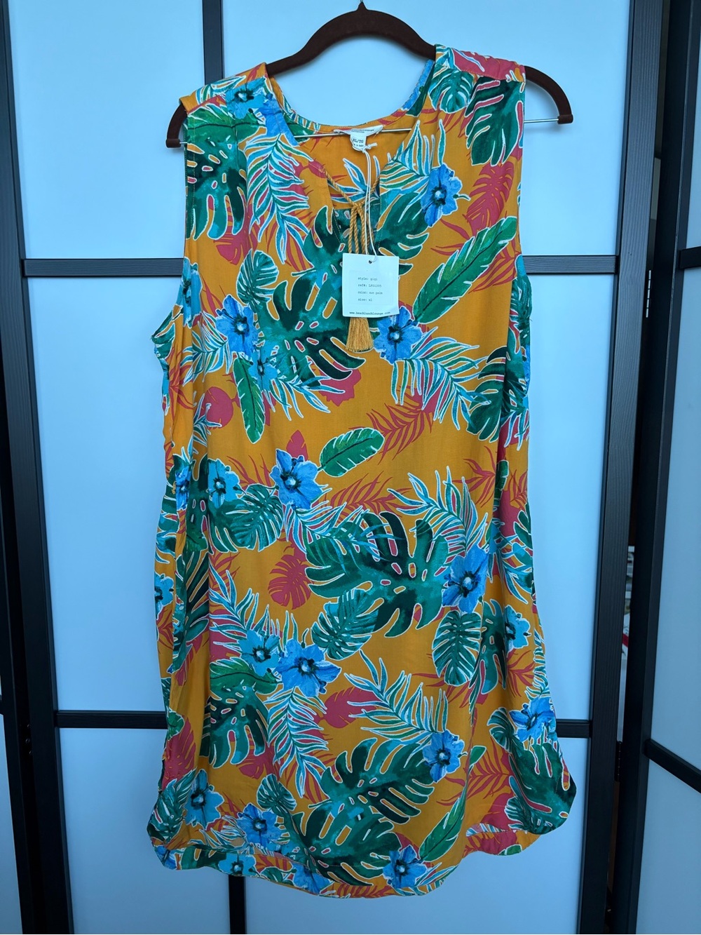Beach Lunch Lounge Tropical Print Dress – XL – NWT - Picture 3 of 8
